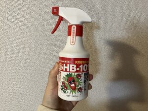 天然植物活力液「hb-101」の希釈済みスプレー